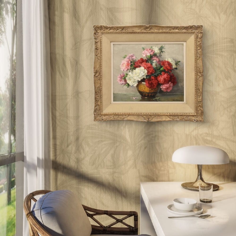 QF765 1a antique floral painting flower oil still life XX art deco.jpg